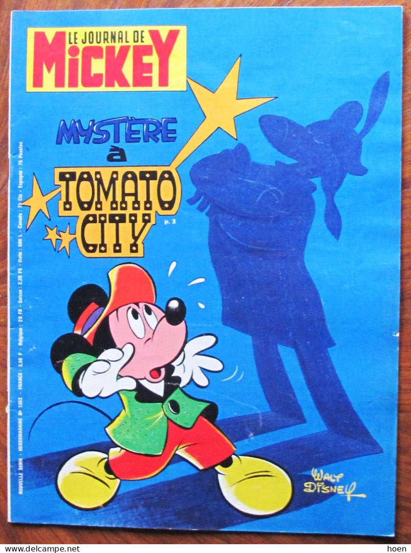 Lot de 12 "journal de Mickey" année 1978 du N°1359 à N°1370