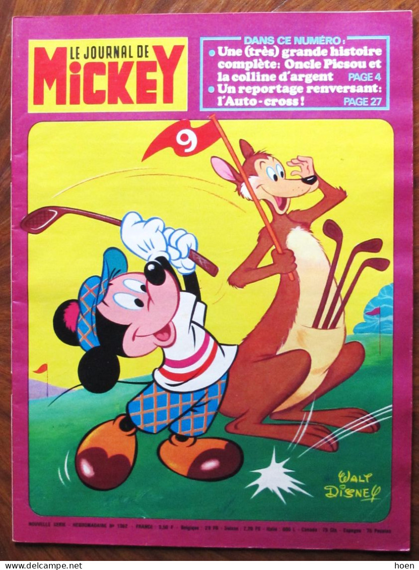 Lot de 12 "journal de Mickey" année 1978 du N°1359 à N°1370