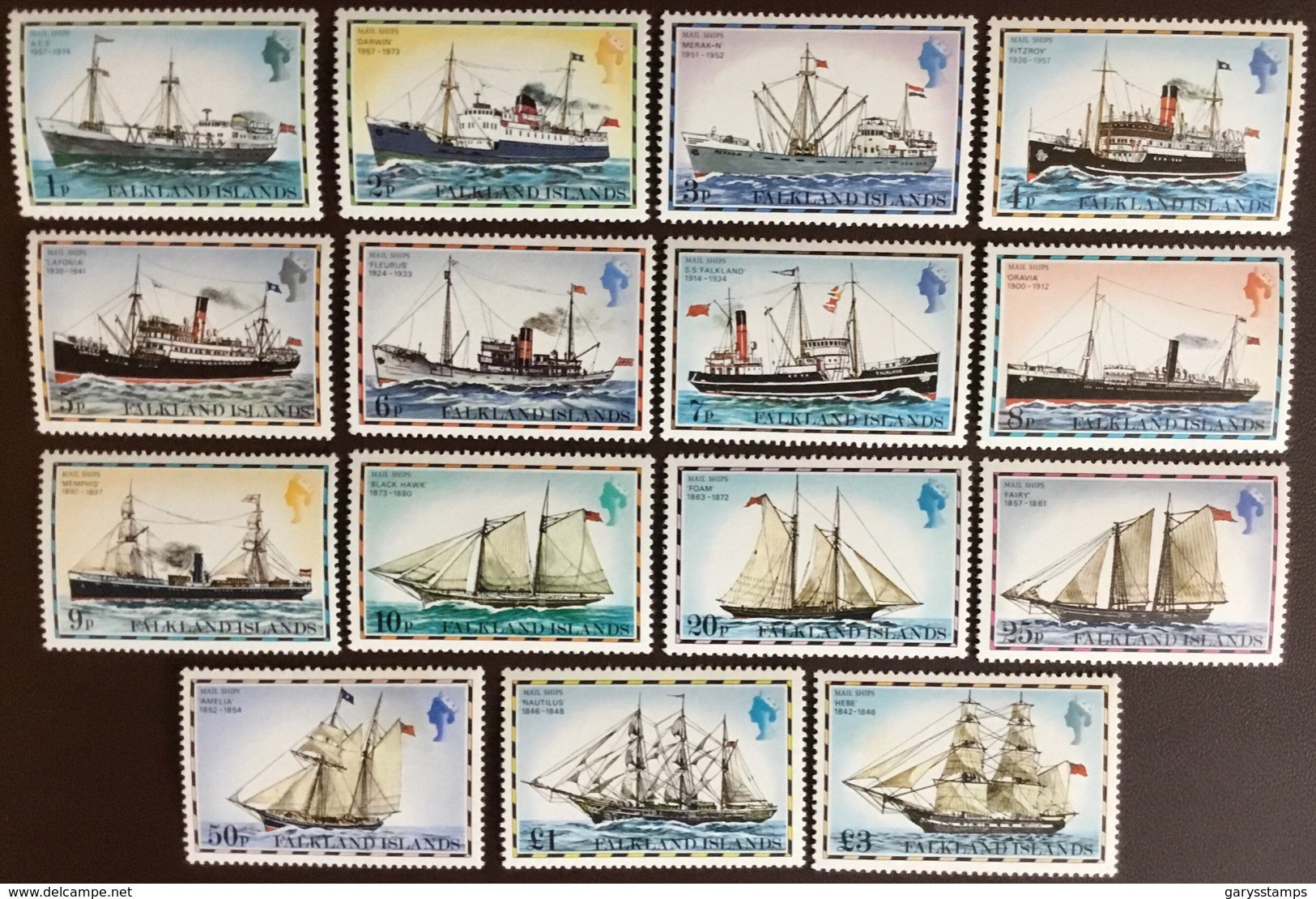 Falkland Islands 1978 Ships No Imprint Date MNH - Falkland Islands