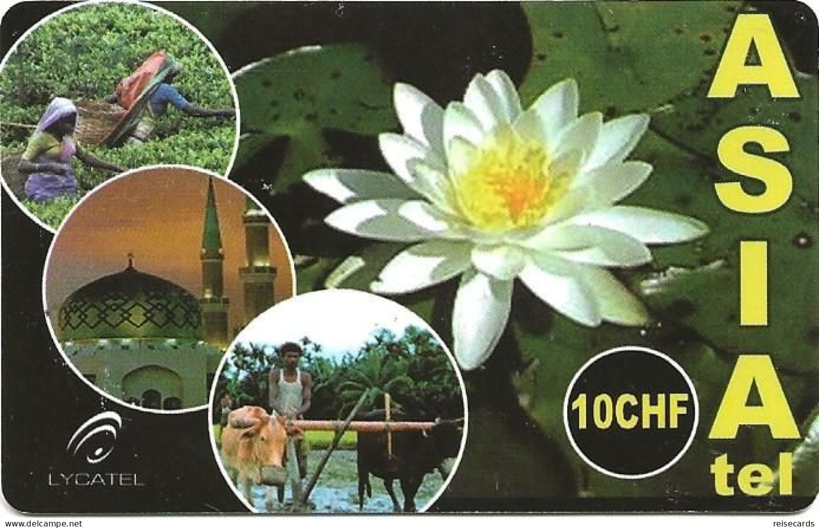 Switzerland: Prepaid Lycatel - Lotus Flower - Schweiz