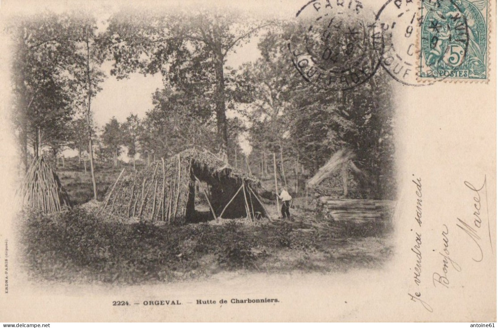 ORGEVAL -- Hutte De Charbonniers - Orgeval