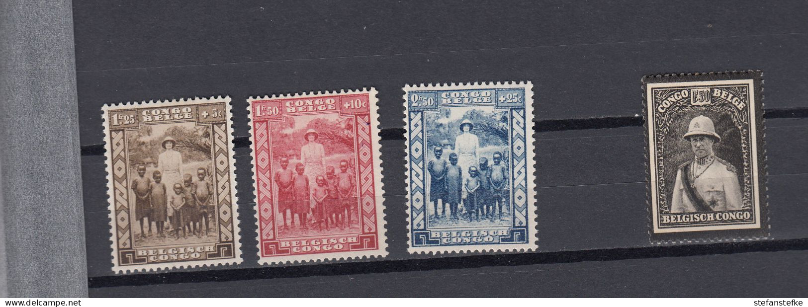 Congo Belge Ocb Nr:  194 - 196 + 184 ** MNH  (zie  Scan) - Ongebruikt