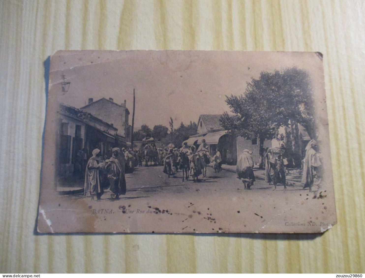 CPA Batna (Algérie).Une Rue Du Marché - Carte Animée. - Batna