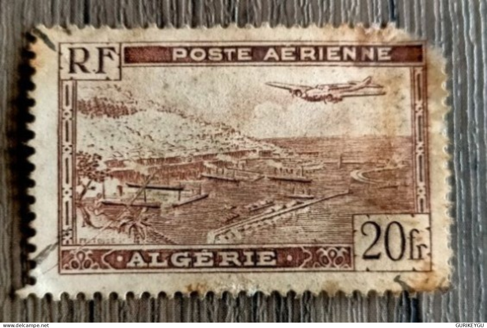 TIMBRE Poste Aérienne Algérie 20 Fr - Sonstige - Afrika