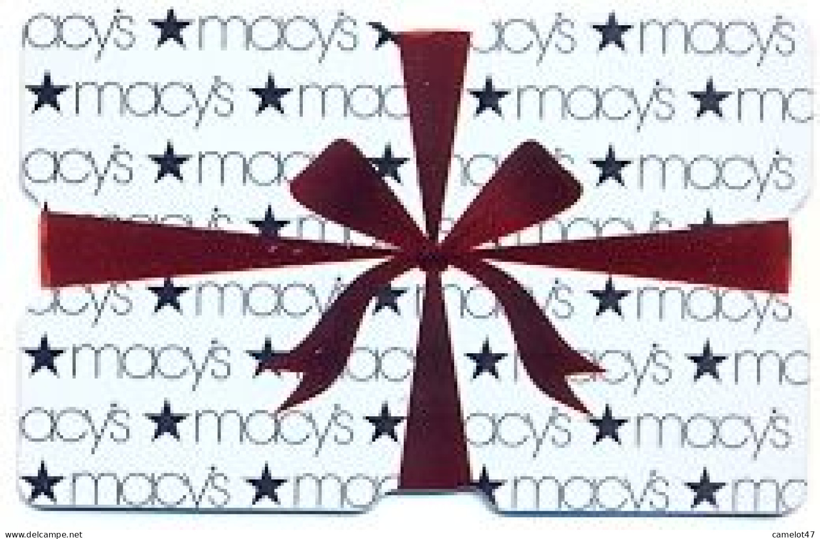 Macy's, U.S.A., Carte Cadeau Pour Collection, Sans Valeur # Macys-140 - Gift And Loyalty Cards