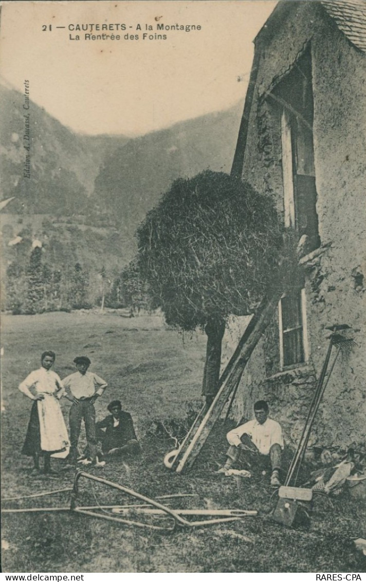 65 CAUTERETS - LA RENTREE DES FOINS - Cauterets