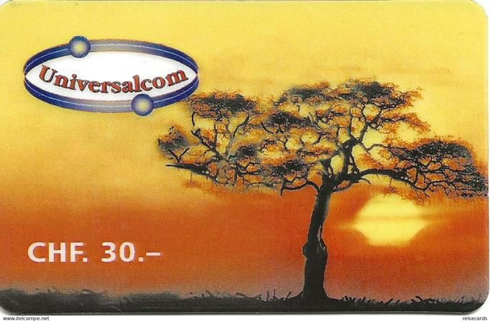 Switzerland: Prepaid Universalcom - Sunset (Serie 150) - Schweiz