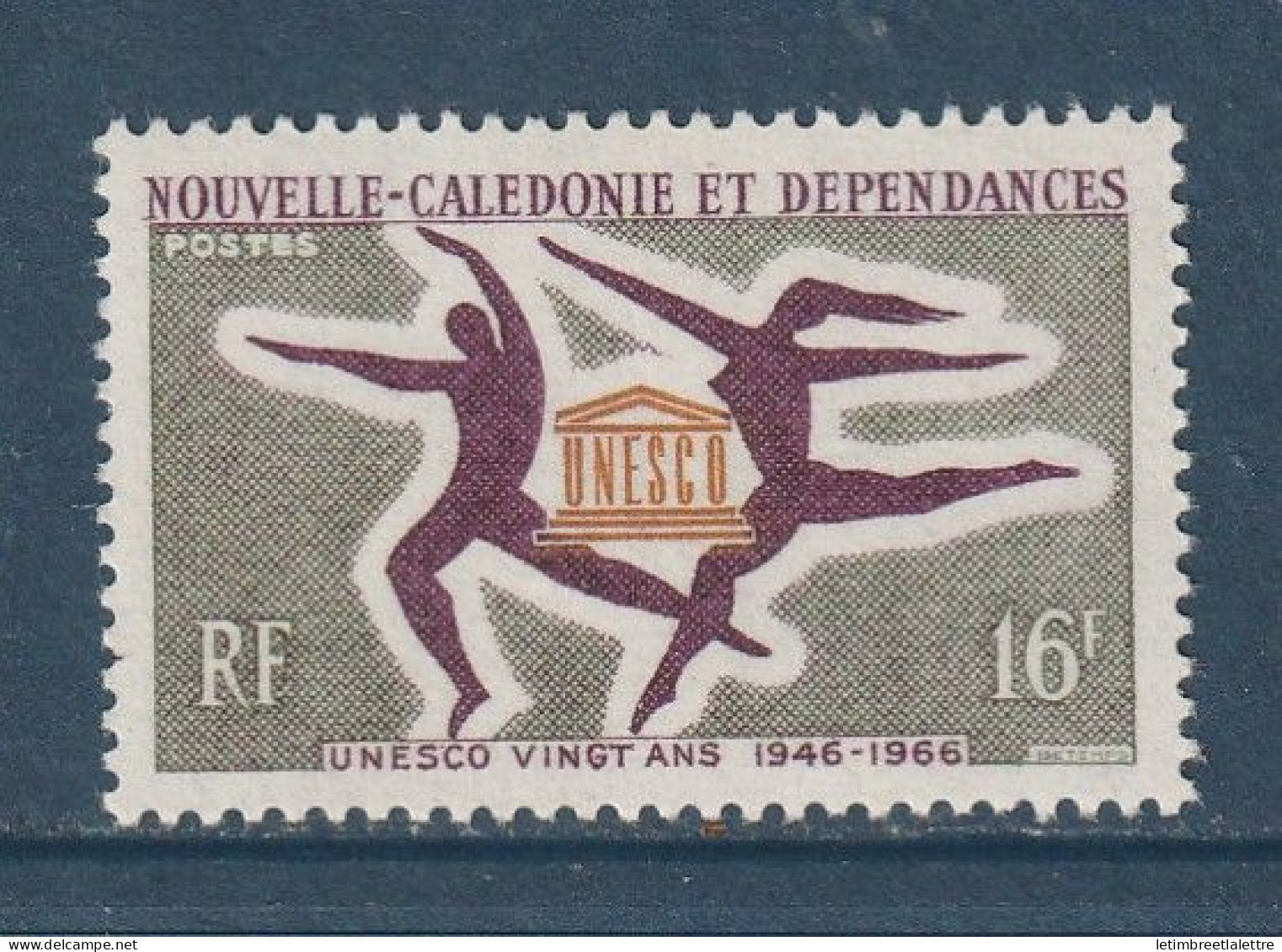 Nouvelle Calédonie - YT N° 329 ** - Neuf Sans Charnière - 1966 - Unused Stamps