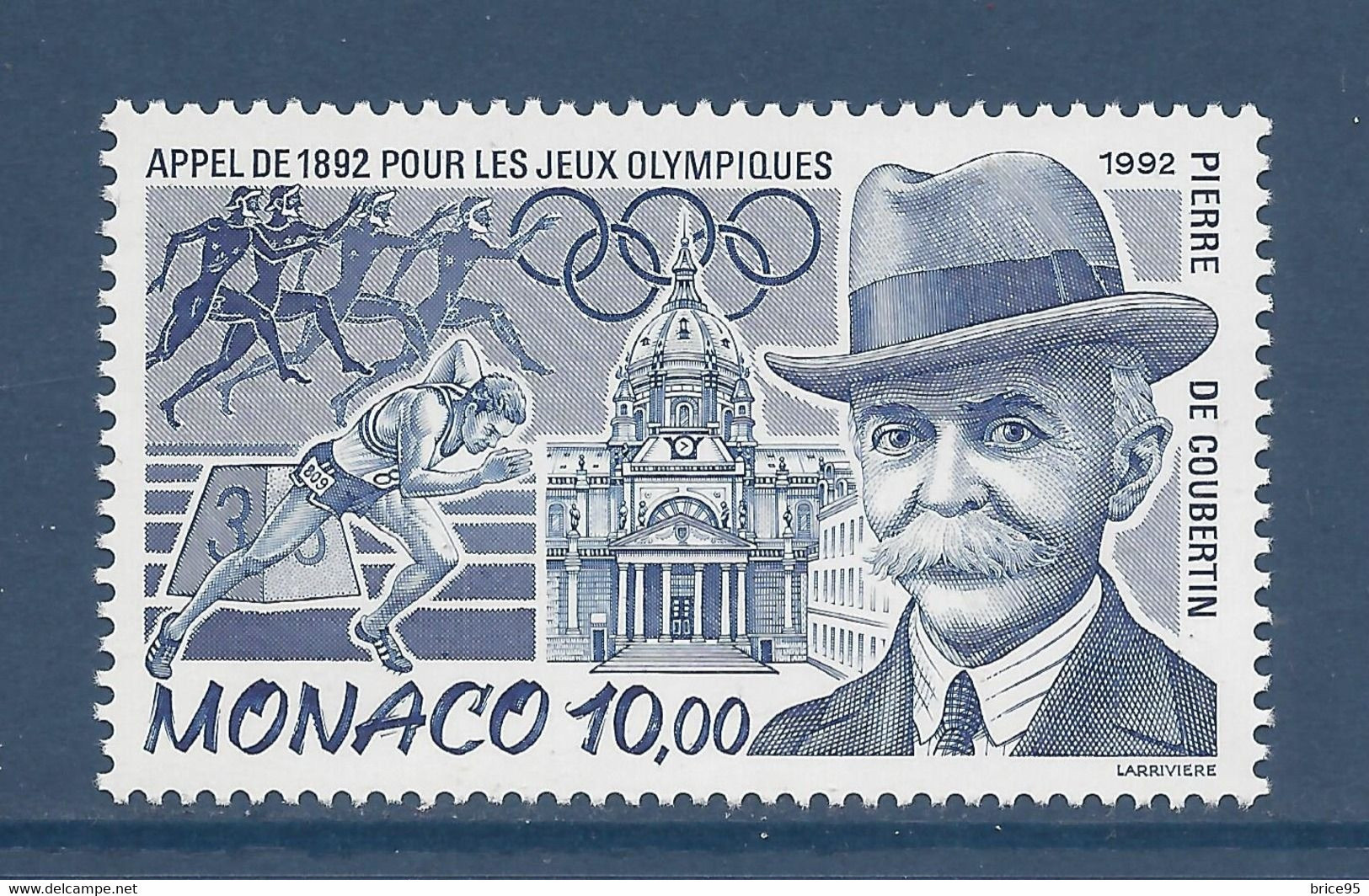 Monaco - YT N° 1853 ** - Neuf Sans Charnière - 1992 - Nuevos