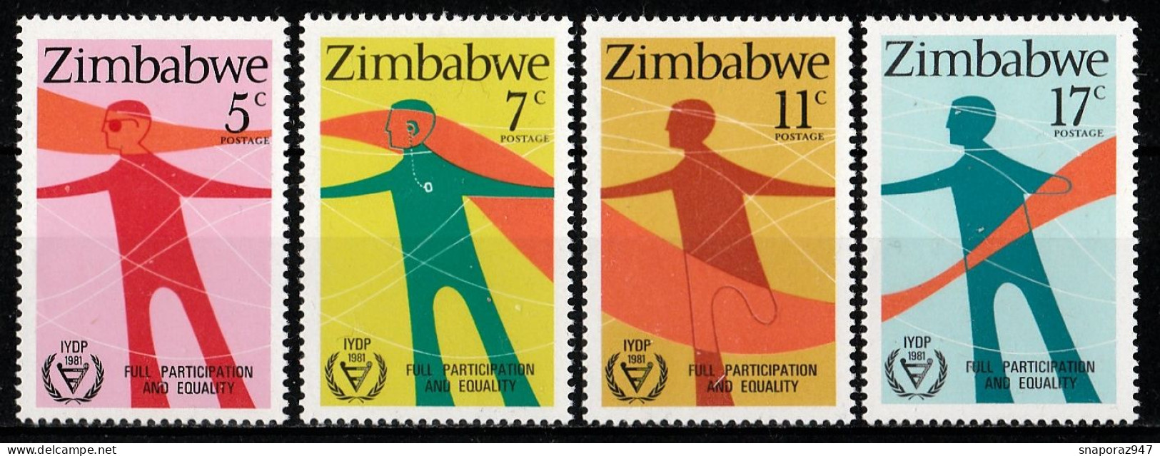 1981 Zimbabwe Years Of Handicaps Set MNH** No70 - Handicaps