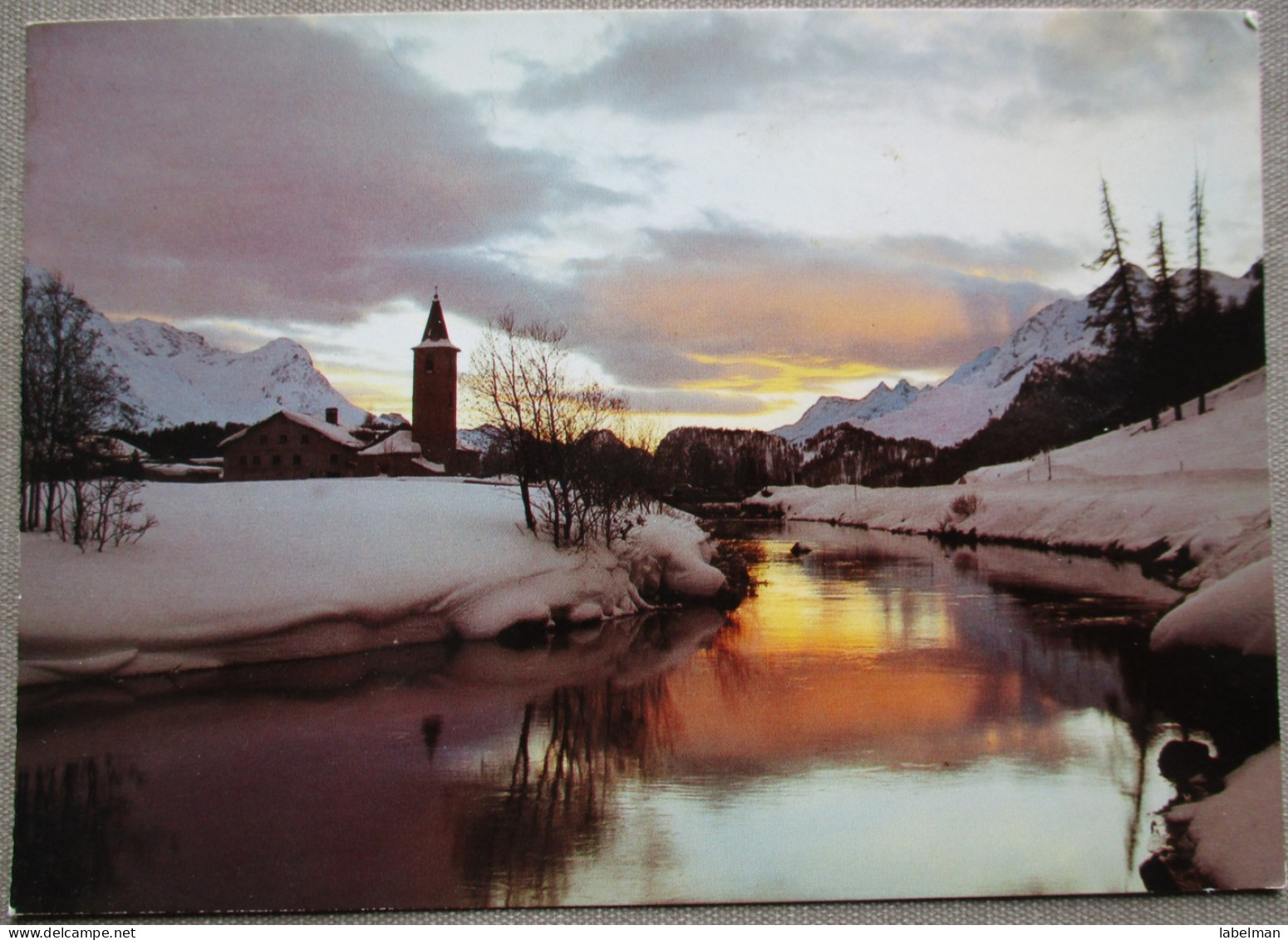 SWITZERLAND SWISS SCHWEIZ HELVETIA ENGADIN SILS BASELGIA POSTCARD ANSICHTSKARTE CARTOLINA CARTE POSTALE POSTKARTE CP - Klosters