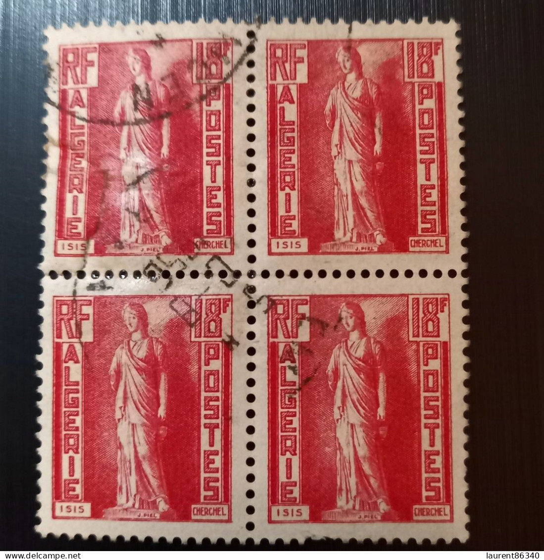 Algérie 1952 Statues Nationales : Isis De Cherchell - Used Stamps