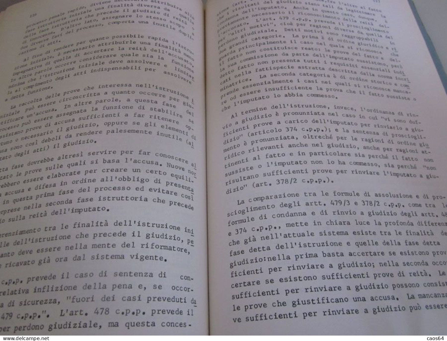 Studi sul PROCESSO PENALE Alessandro Malinverni Giappichelli 1983