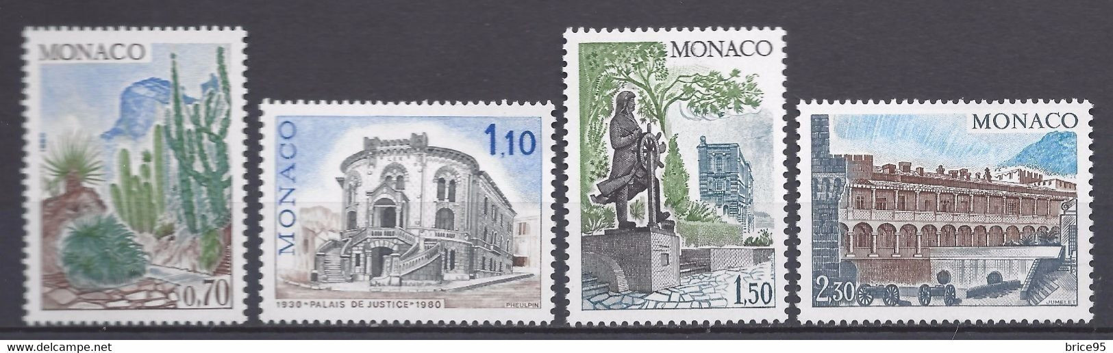 Monaco - YT N° 1214 à 1217 ** - Neuf Sans Charnière - 1980 - Neufs