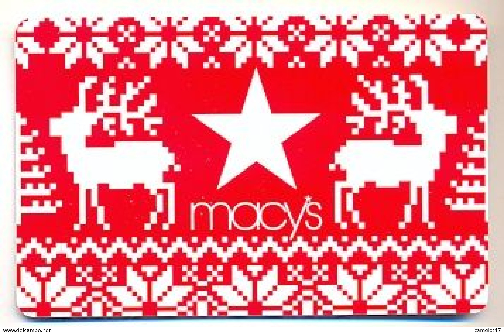 Macy's, U.S.A., Carte Cadeau Pour Collection, Sans Valeur # Macys-153 - Cadeaubonnen En Spaarkaarten