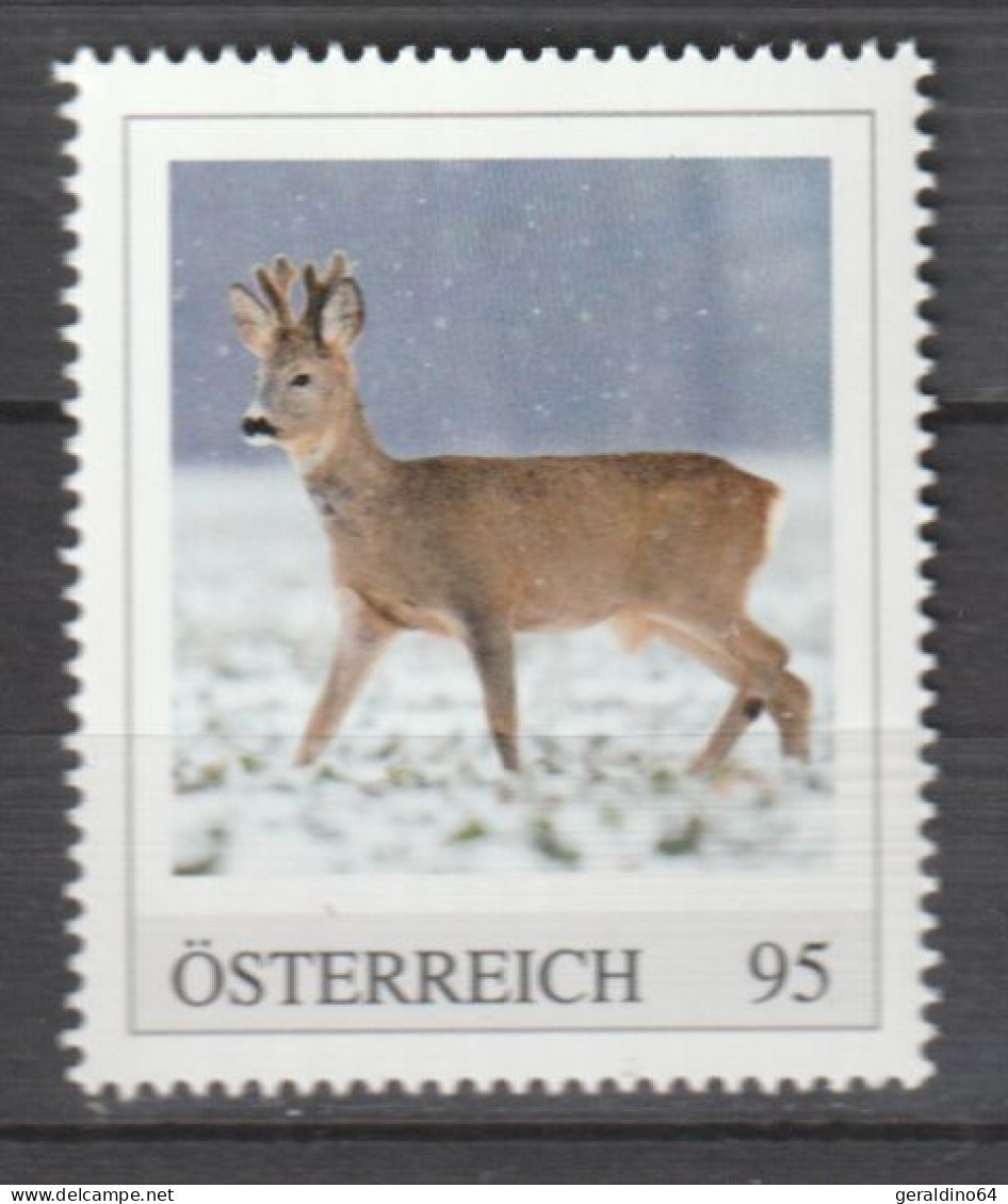 Österreich Tiere Im Winter Reh ** Postfrisch - Francobolli Personalizzati