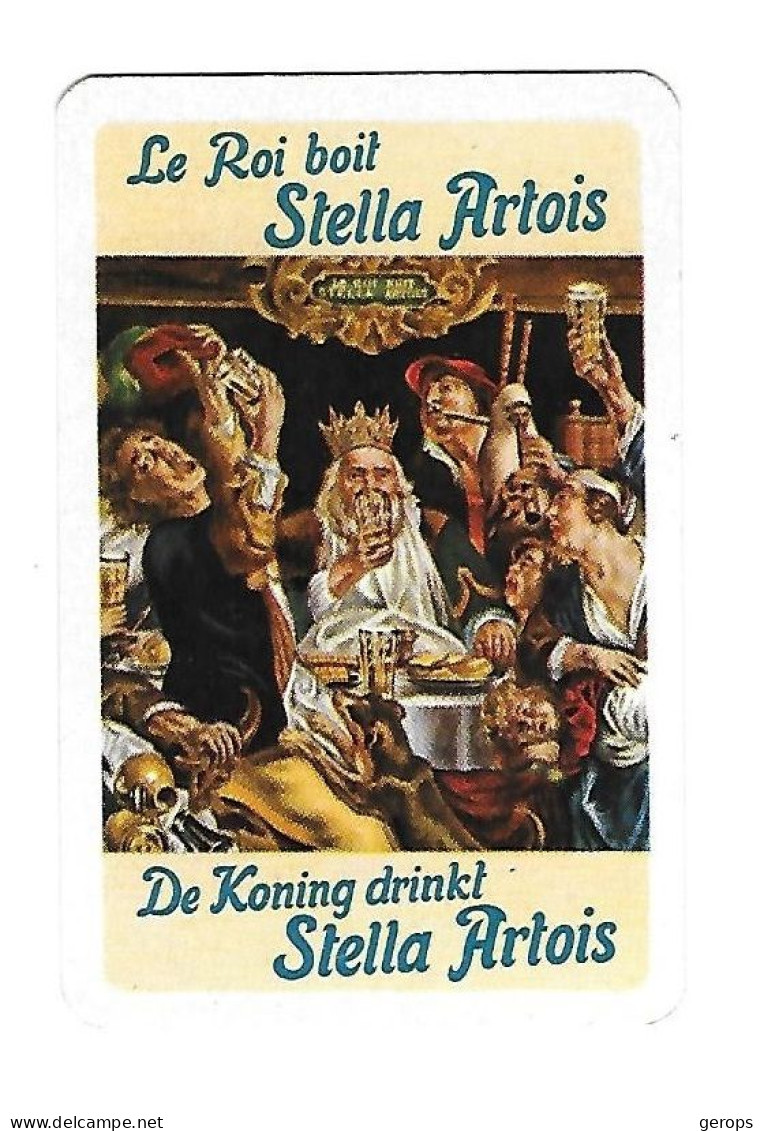 14a 1 Losse Speelkaart Brij. Stella Artois Leuven - Altri & Non Classificati