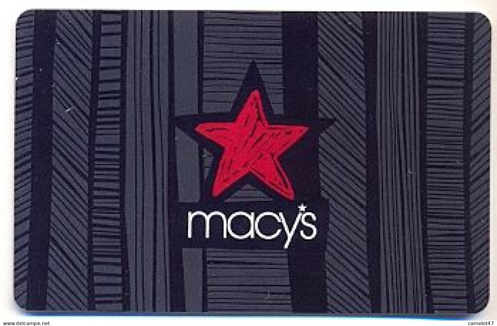 Macy's, U.S.A., Carte Cadeau Pour Collection, Sans Valeur # Macys-156 - Cadeaubonnen En Spaarkaarten