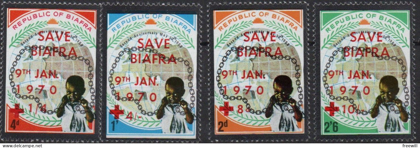 Biafra , Croix Rouge , Red Cross 1970 XXX - Altri - Africa