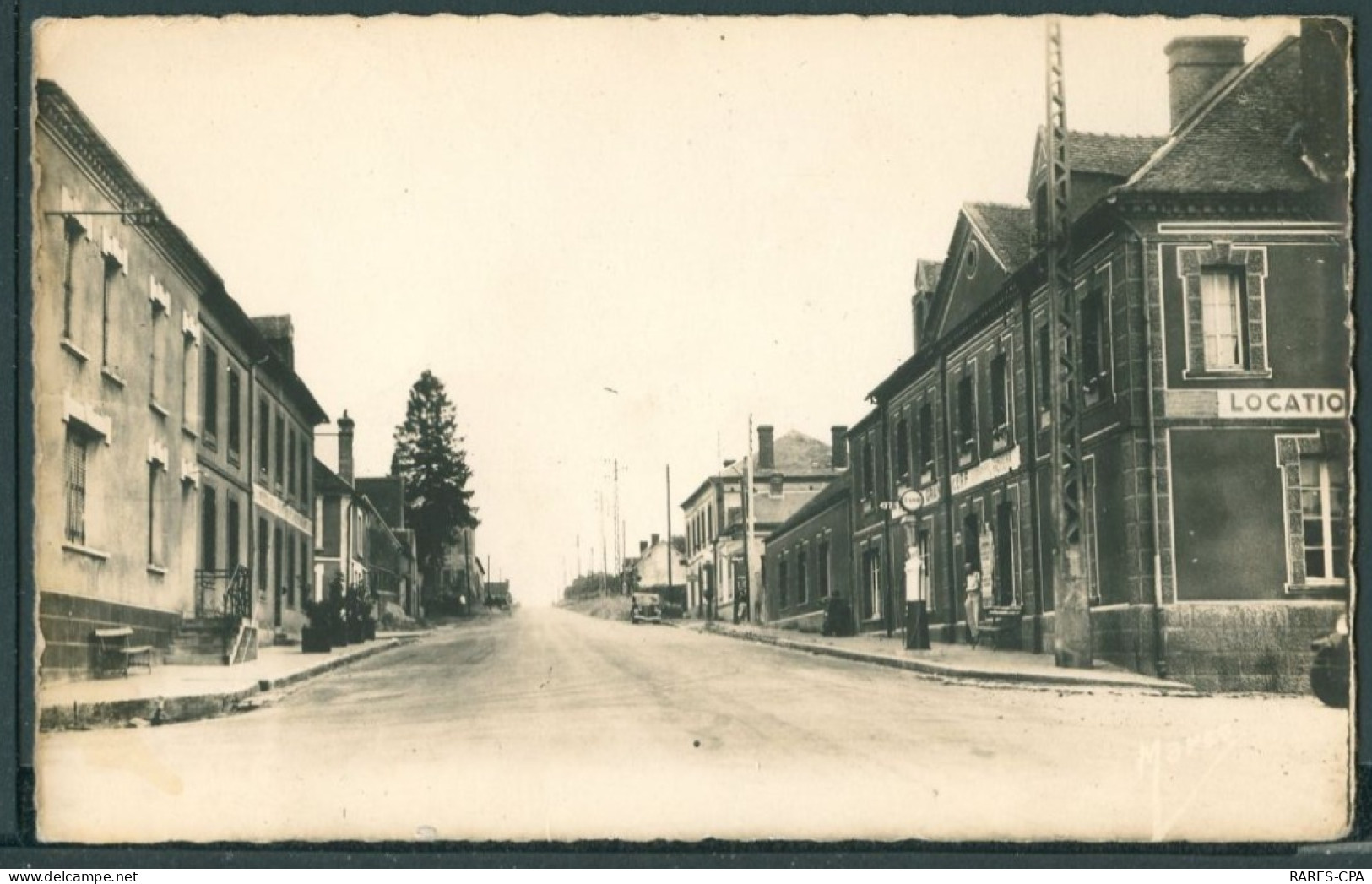 61 RANDONNA - UNE RUE DU VILLAGE AVEC LA STATION SERVICE ESSO - CPSM - Sonstige & Ohne Zuordnung