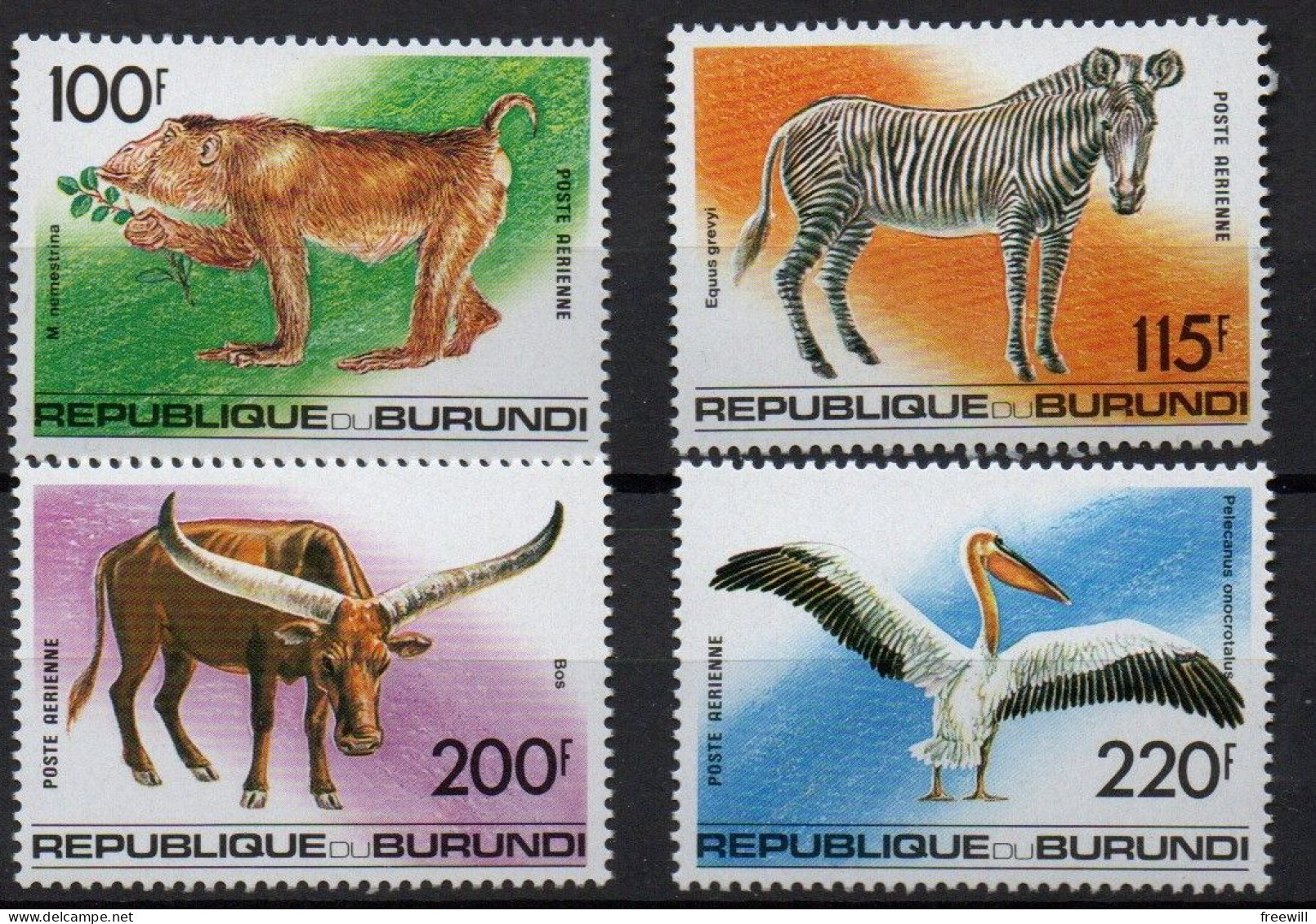 Burundi Animaux-Animals-Dieren XXX 1992 - Nuevos