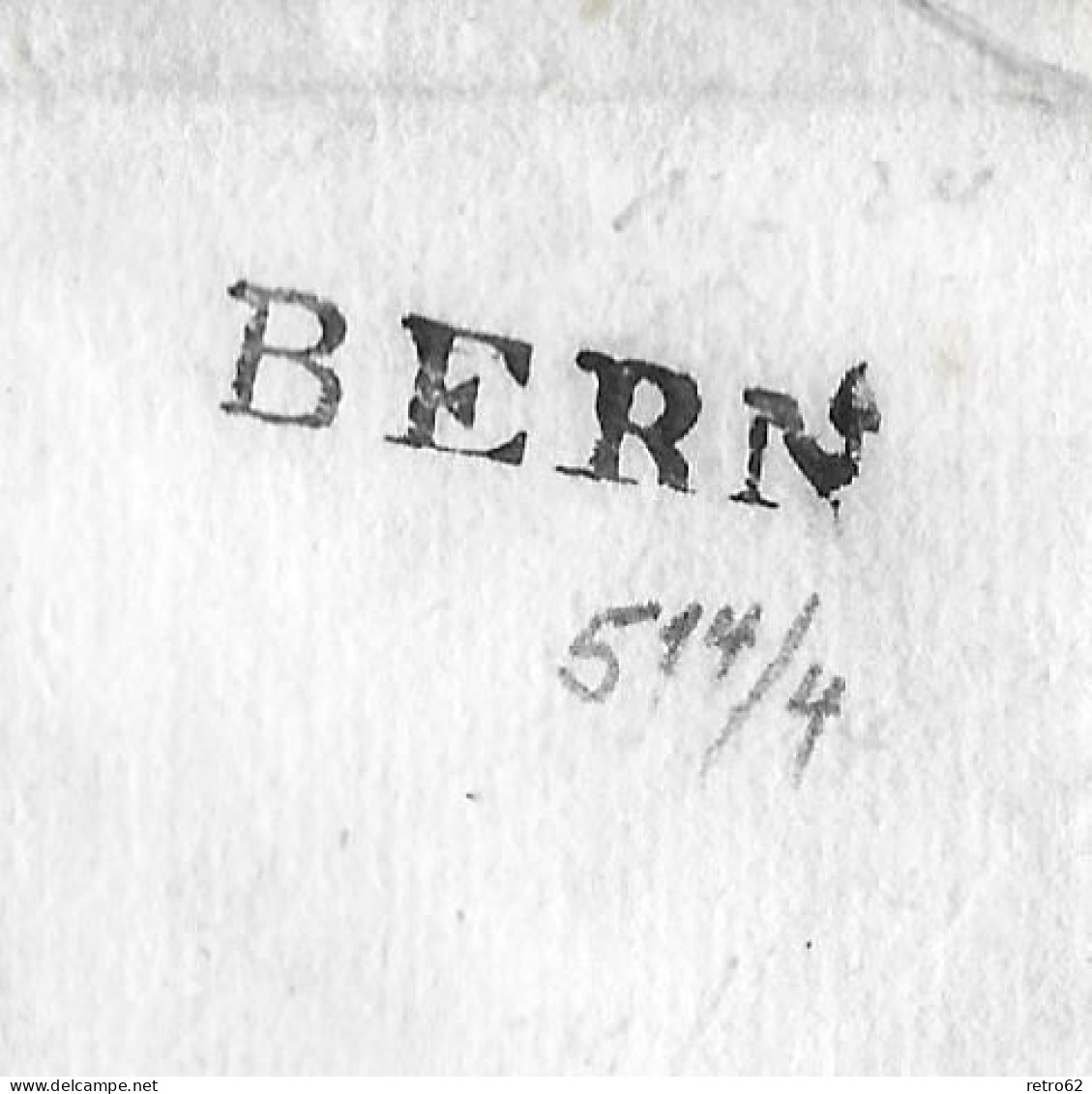 1824 HEIMAT BERN ► Siegel-Faltbrief BERN 1.März 1824 Nach Fraubrunnen    ►Winkler 514/4◄ - ...-1845 Prephilately