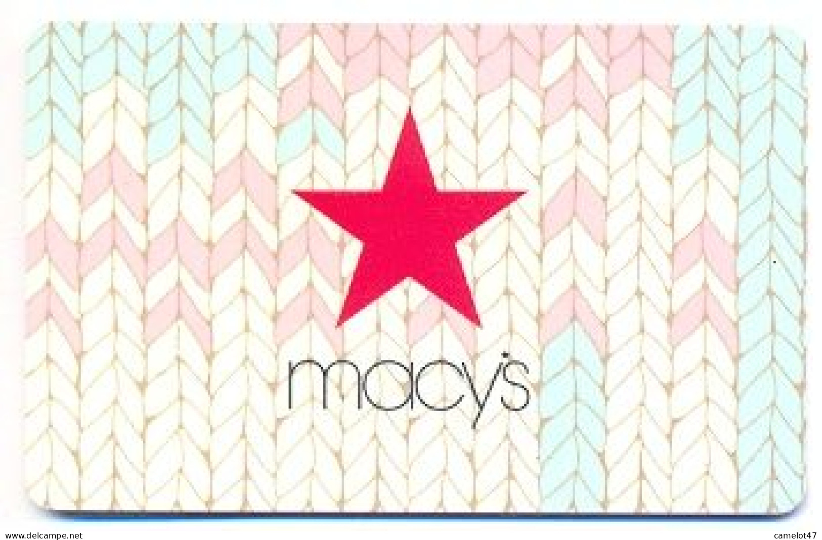 Macy's, U.S.A., Carte Cadeau Pour Collection, Sans Valeur # Macys-161 - Cadeaubonnen En Spaarkaarten