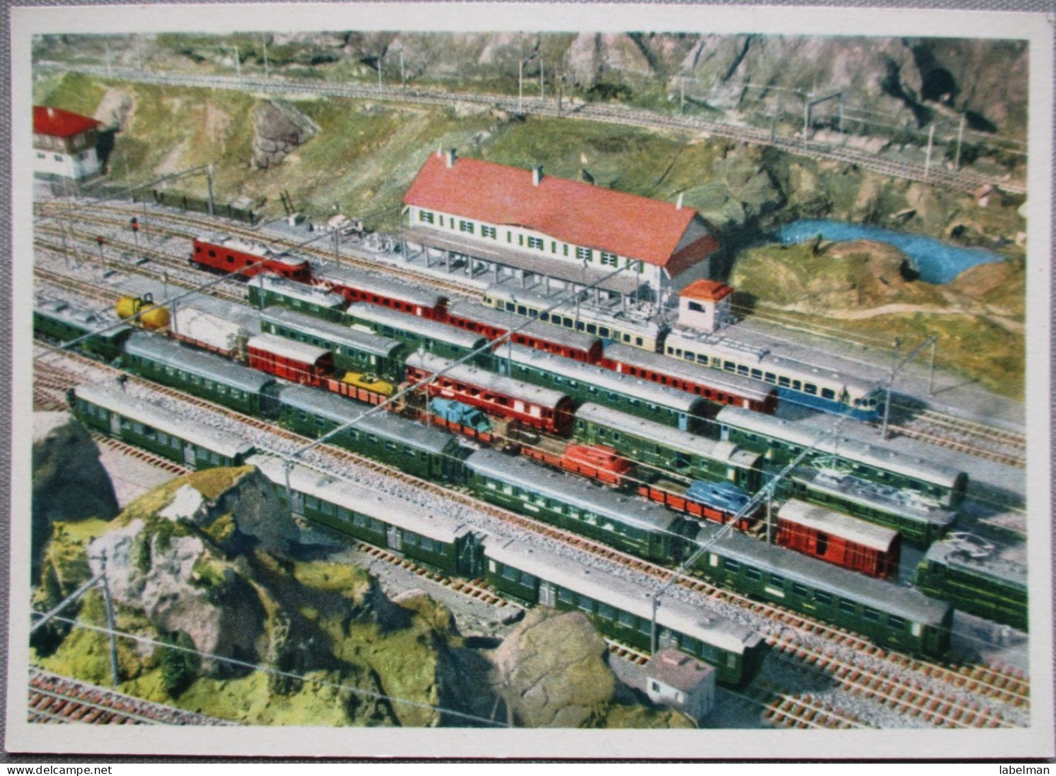 SWITZERLAND SWISS SCHWEIZ HELVETIA TRAIN RAILWAY LOCOMOTIVE LOCO EISENBAHN CP POSTCARD CARTOLINA CARTE POSTALE POSTKARTE - Klosters