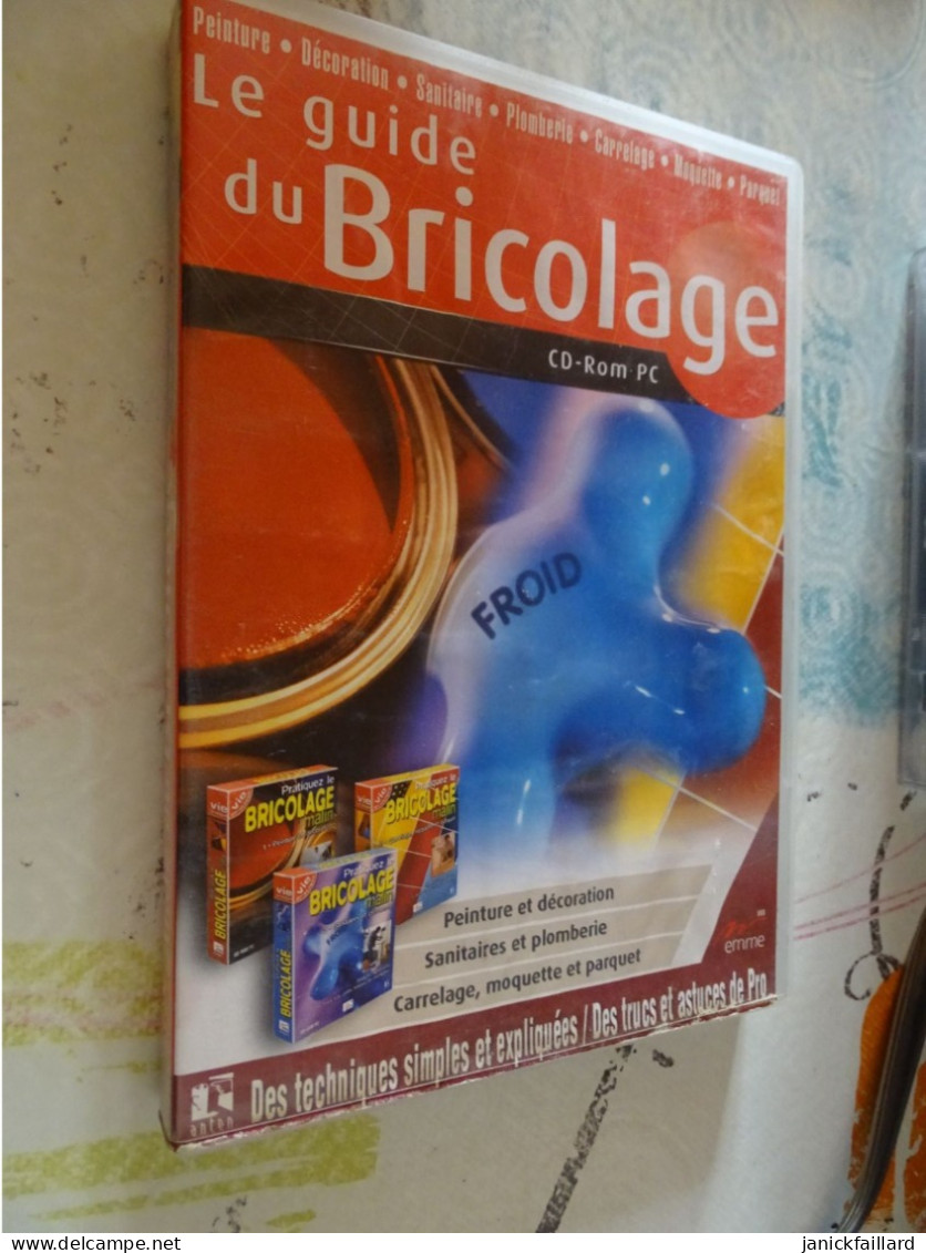 Pc Cd Rom  Le Guide Du Bricolage Peinture Décoration Sanitaires Et Plomberie Carrelage - DVD