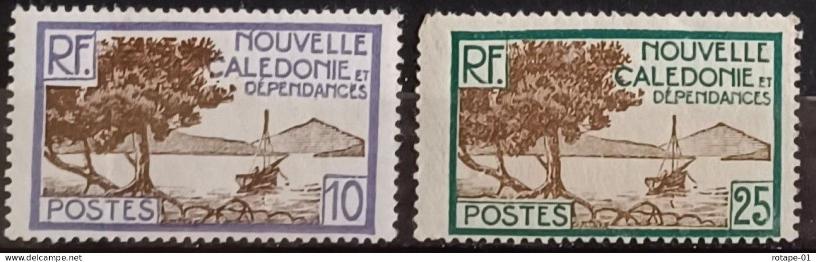 Nouvelle Calédonie  1928-38,  YT N°143,46  *,  Cote YT 1,25€ - Ungebraucht