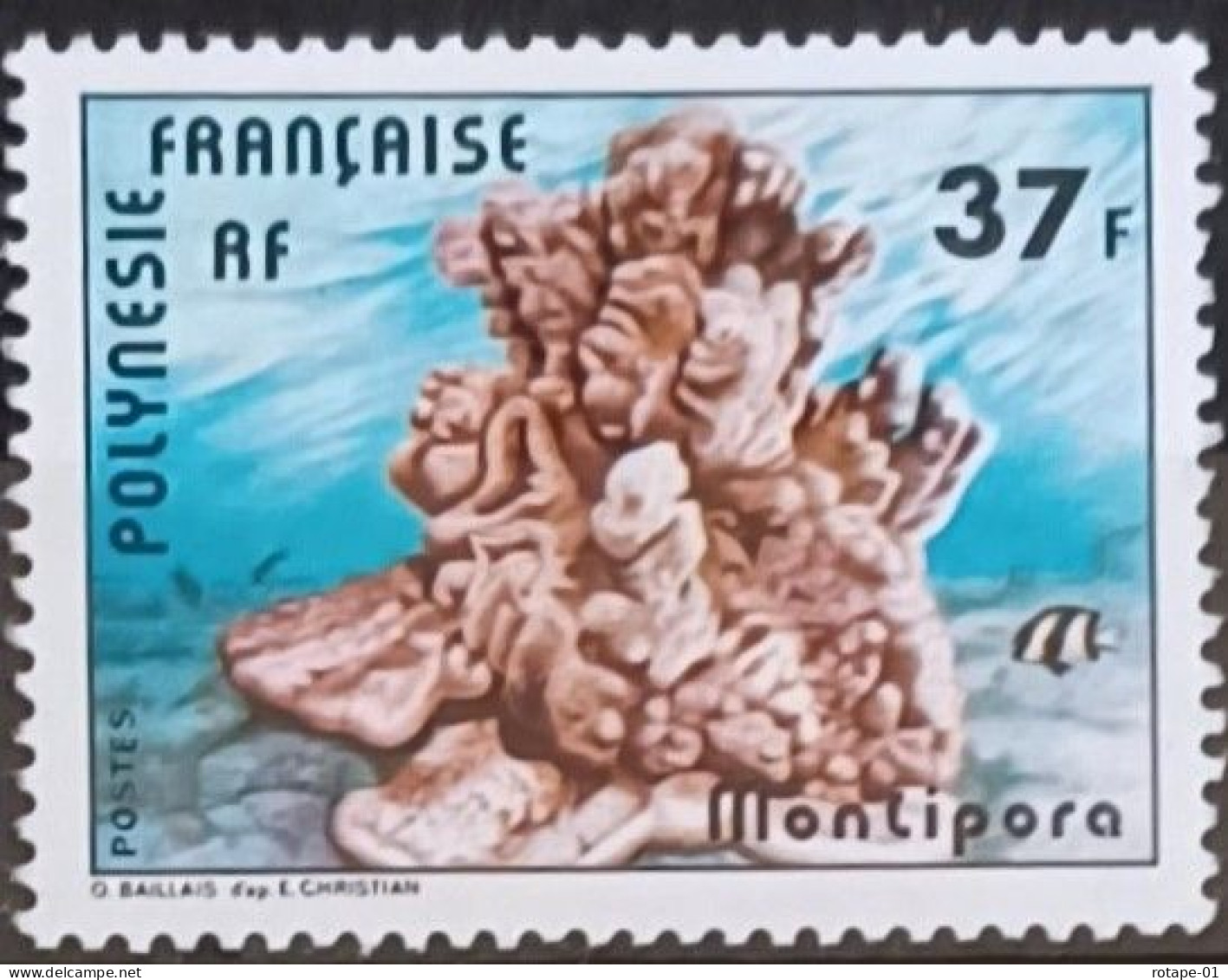 Polynesie Française  1979,  YT N°131  **,  Cote YT 3,4€ - Unused Stamps