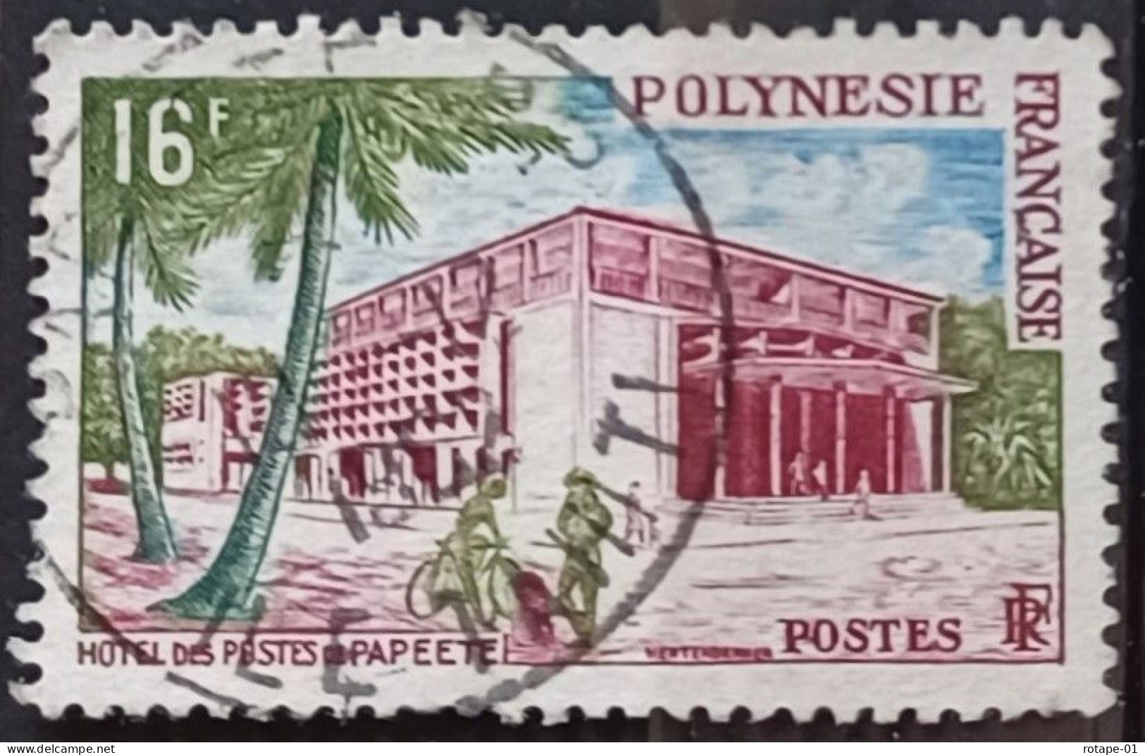 Polynesie Française  1960,  YT N°14  O,  Cote YT 4€ - Gebraucht