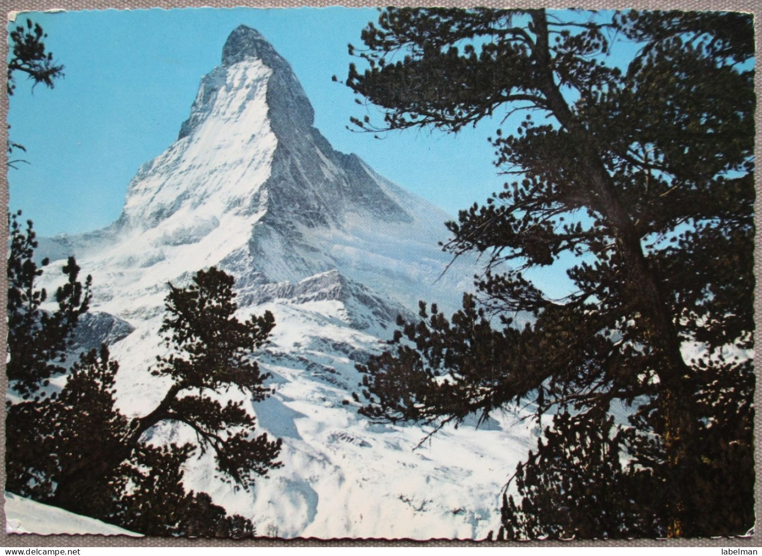 SWITZERLAND SWISS SCHWEIZ HELVETIA WALLIS VALAIS MT CARD KARTE ANSICHTSKARTE POSTCARD CARTOLINA CARTE POSTALE POSTKARTE - Klosters