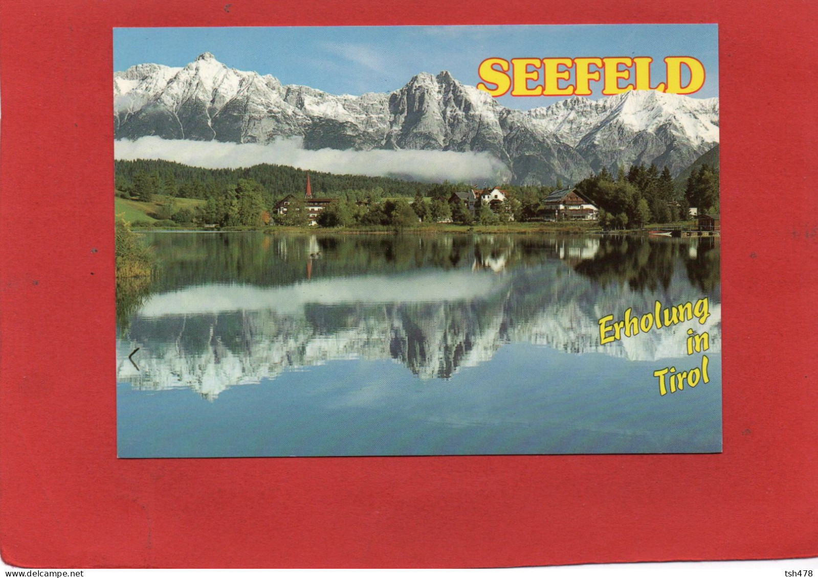 AUTRICHE---SEEFELD---1200m---Erholung In TIROL---voir 2 Scans - Seefeld