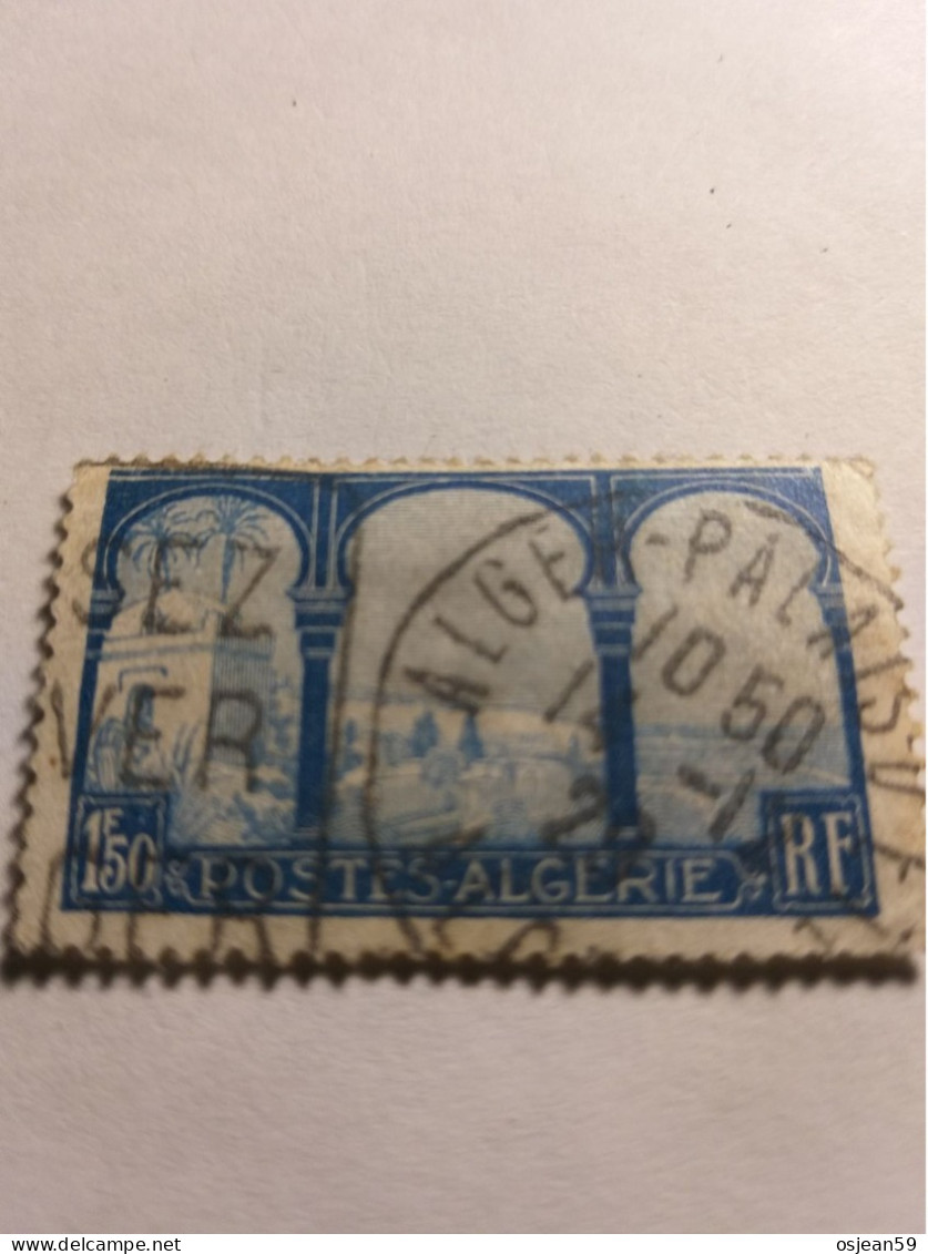 1F50 Bleu.Obl Alger Le 14/12/1929. - Oblitérés