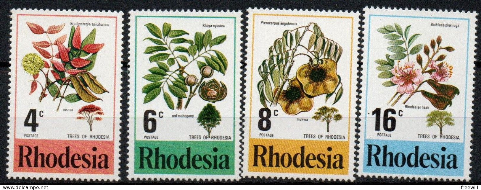 Arbres- Trees -Bomen  XXX - Rhodesia (1964-1980)