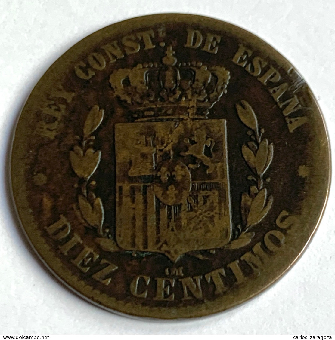 ESPAÑA / ESPAGNE — Alfonso XII — 10 Centimos — KM 675 1877 *1879 - Otros & Sin Clasificación