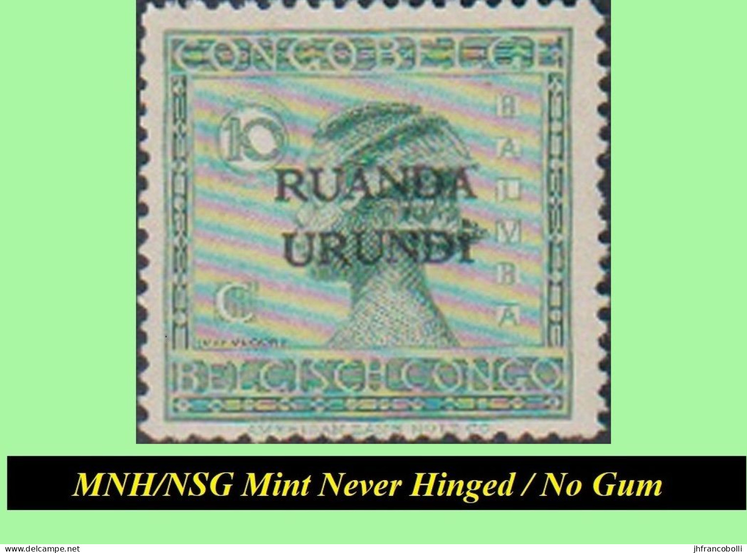 1924 ** RUANDA-URUNDI RU 050/061 MNH / NO GUM FULL SET VLOORS -1- ( X 12 Stamps ) - Ungebraucht