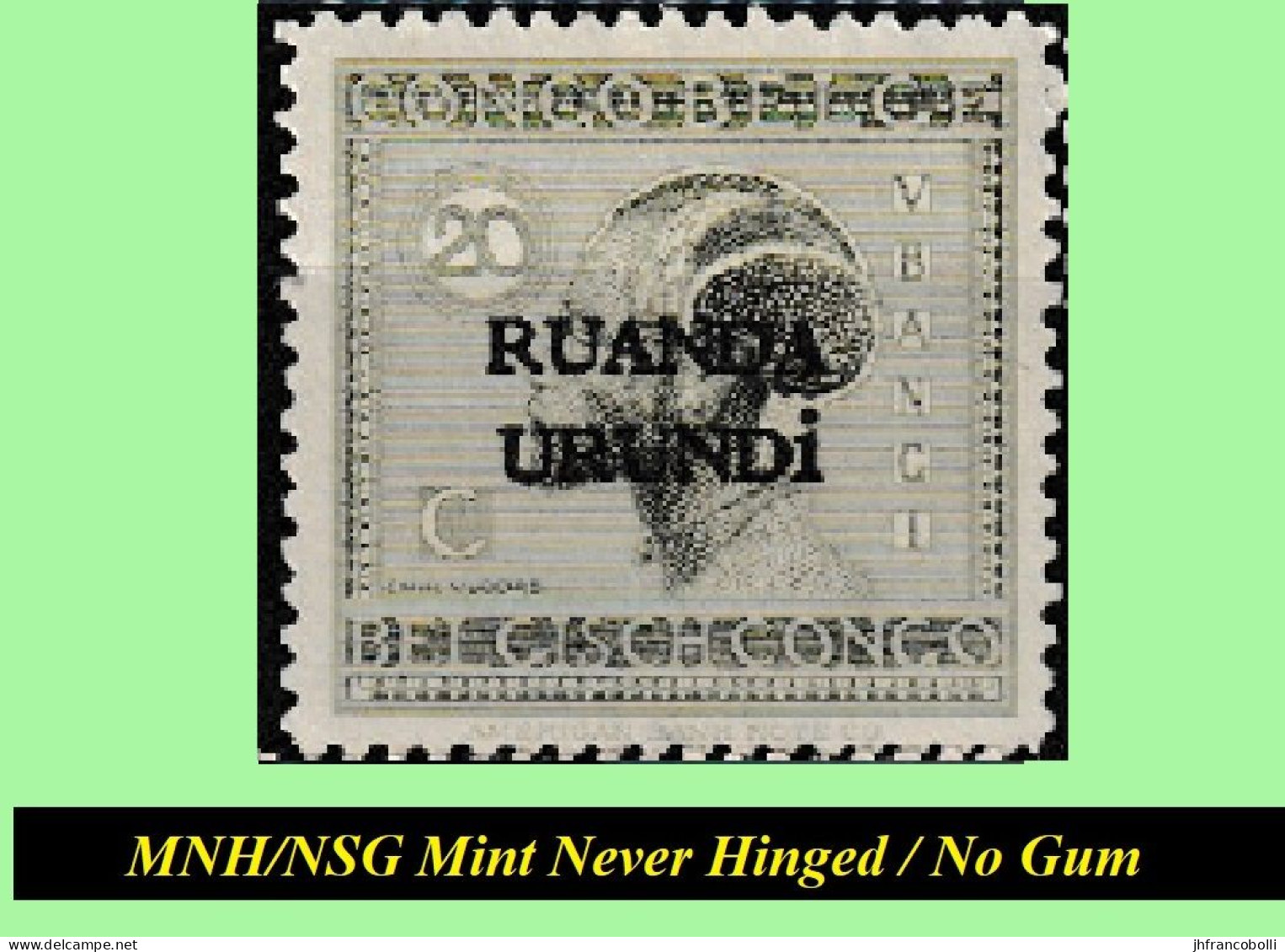 1924 ** RUANDA-URUNDI RU 050/061 MNH / NO GUM FULL SET VLOORS -1- ( X 12 Stamps ) - Ongebruikt