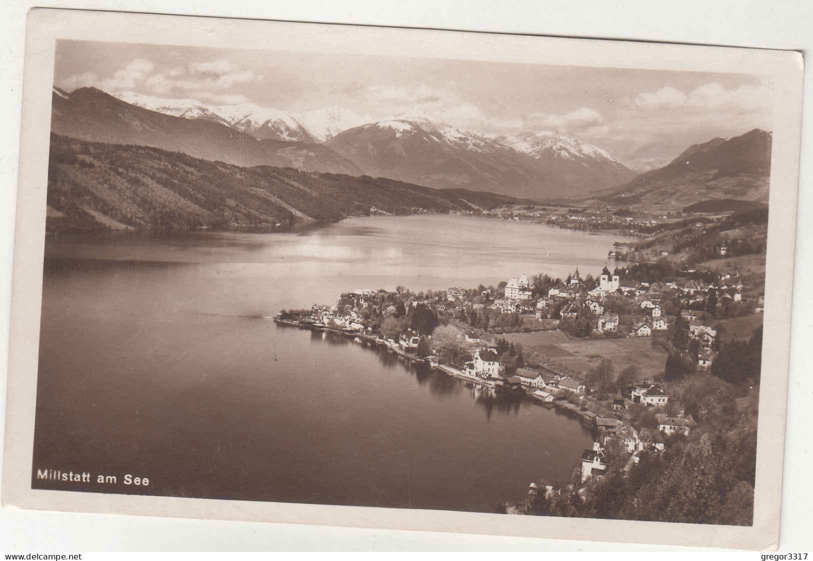 E4604) MILLSTATT Am See - Tolle FOTO AK - Häuser See Berge 1928 - Millstatt