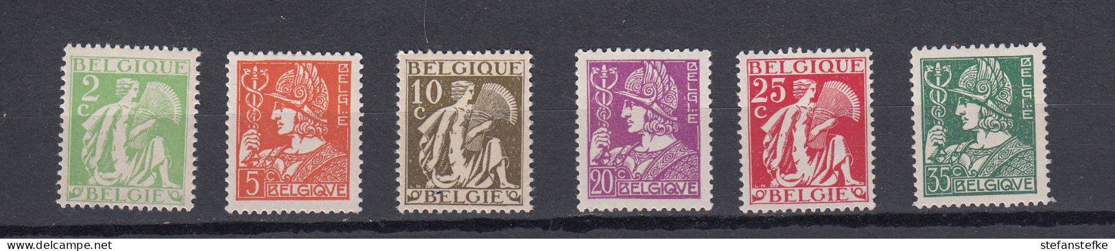 Belgie- Belgique Ocb Nr:  335 - 340 ** MNH   (zie  Scan) - 1932 Ceres En Mercurius