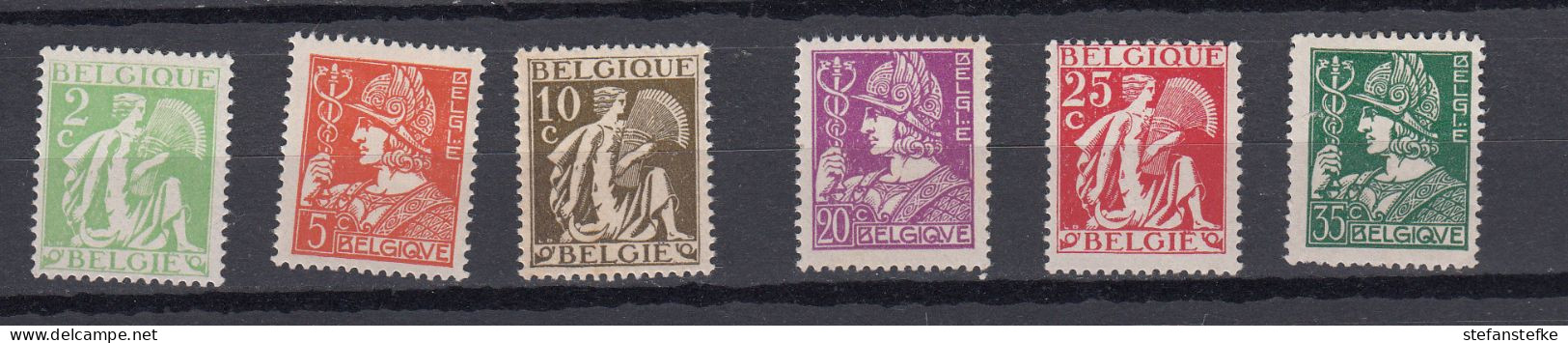 Belgie- Belgique Ocb Nr:  335 - 340 * MH   (zie  Scan) - 1932 Ceres Y Mercurio