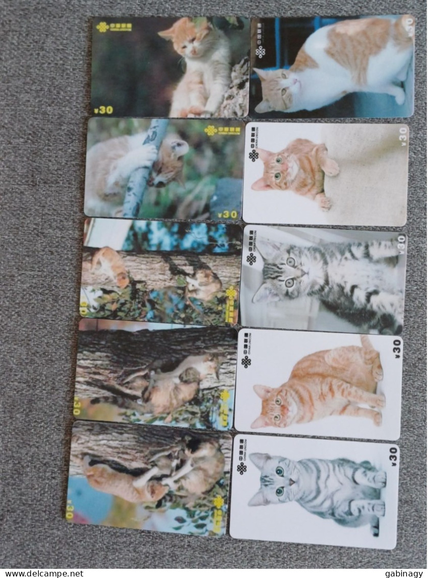 CHINA - CAT-02 - SET OF 10 CARDS - Chine