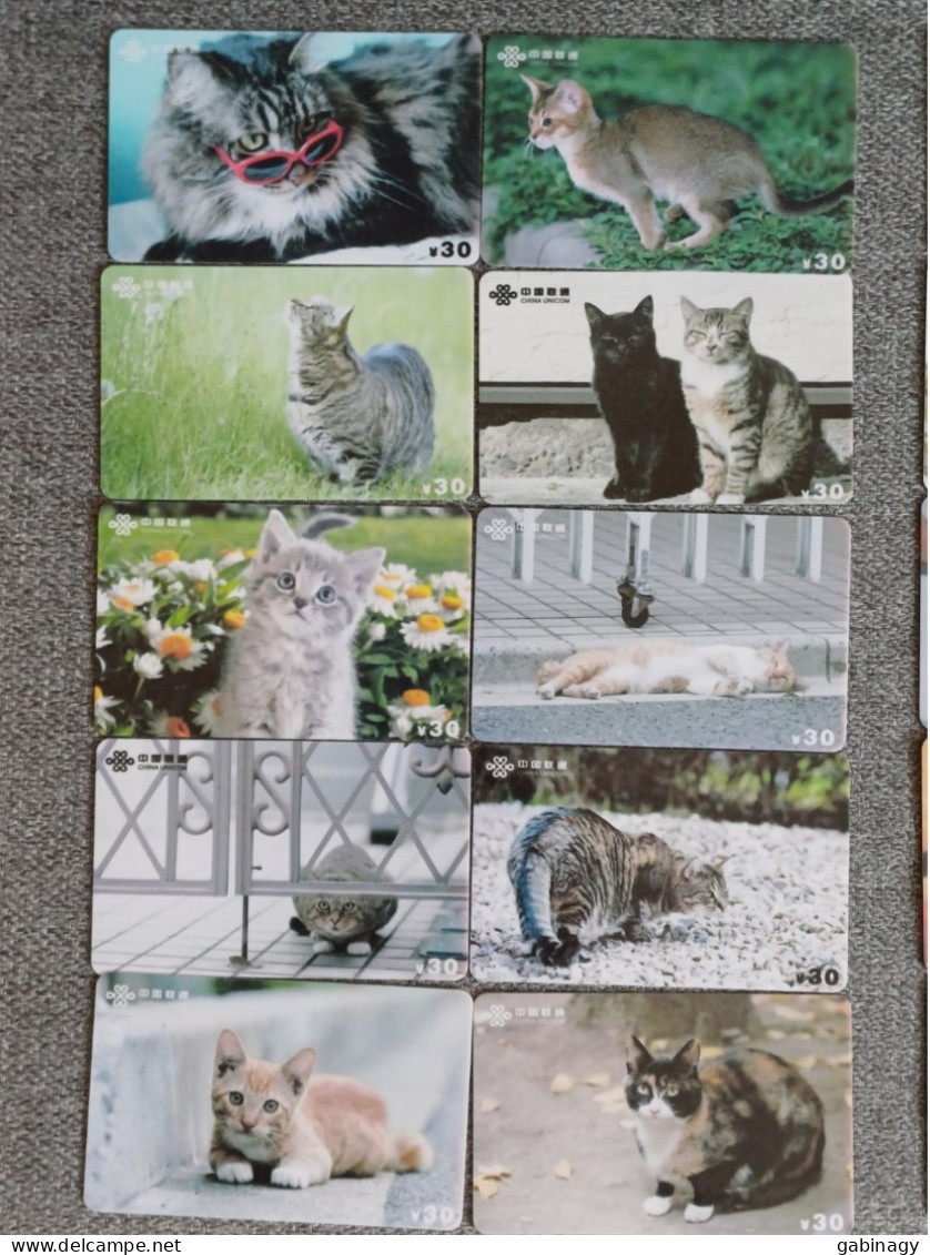 CHINA - CAT-03 - SET OF 10 CARDS - Chine