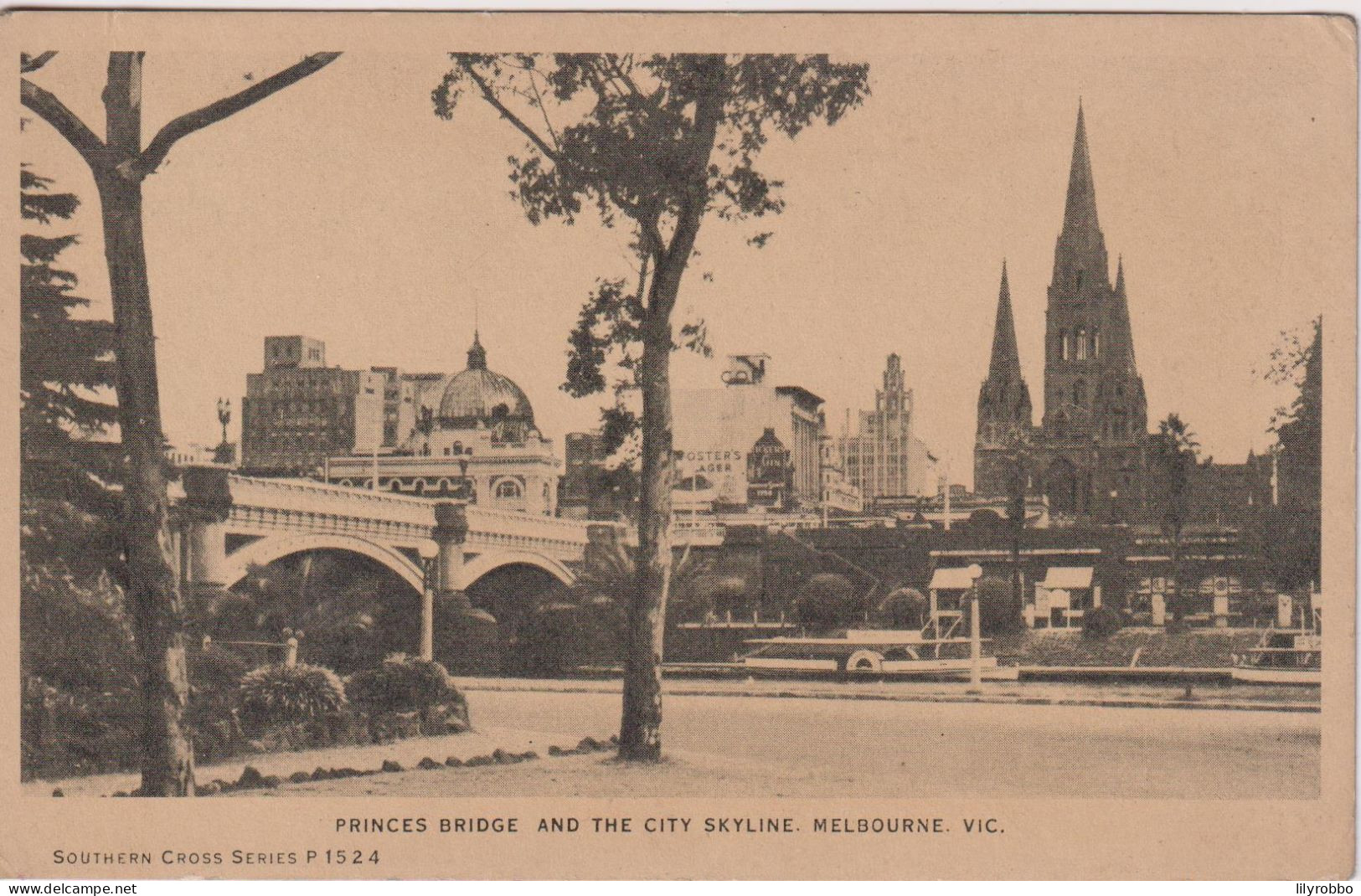 AUSTRALIA - Prices Bridge And The City Skyline MELBOURNE - Melbourne