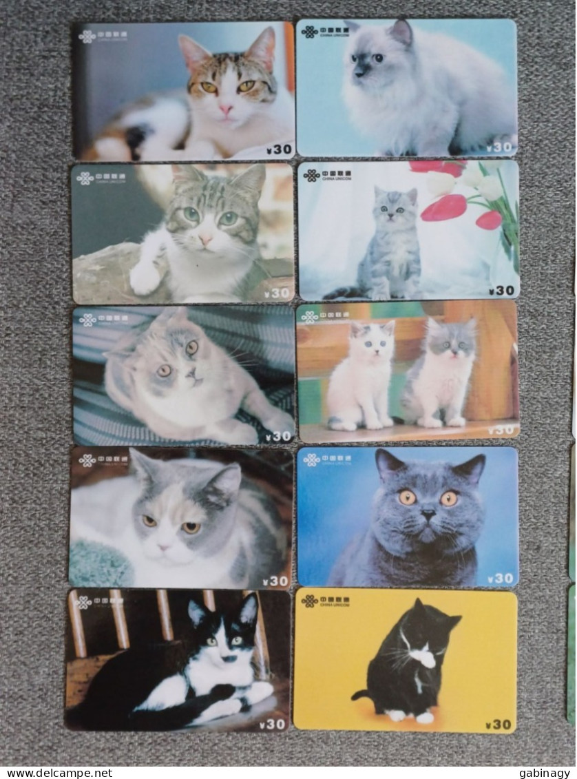 CHINA - CAT-07 - SET OF 10 CARDS - Chine