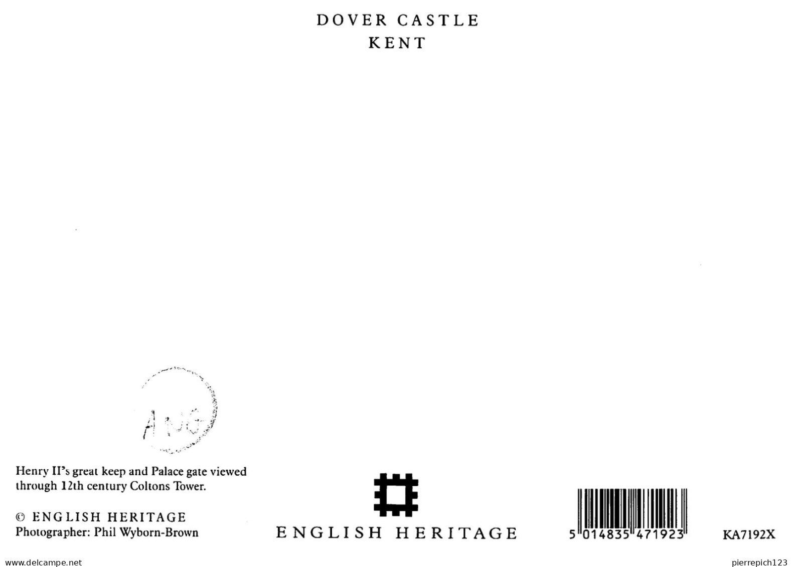 Douvres (Dover) - Château - Le Grand Donjon Et La Porte Du Palais D'Henri II - Dover