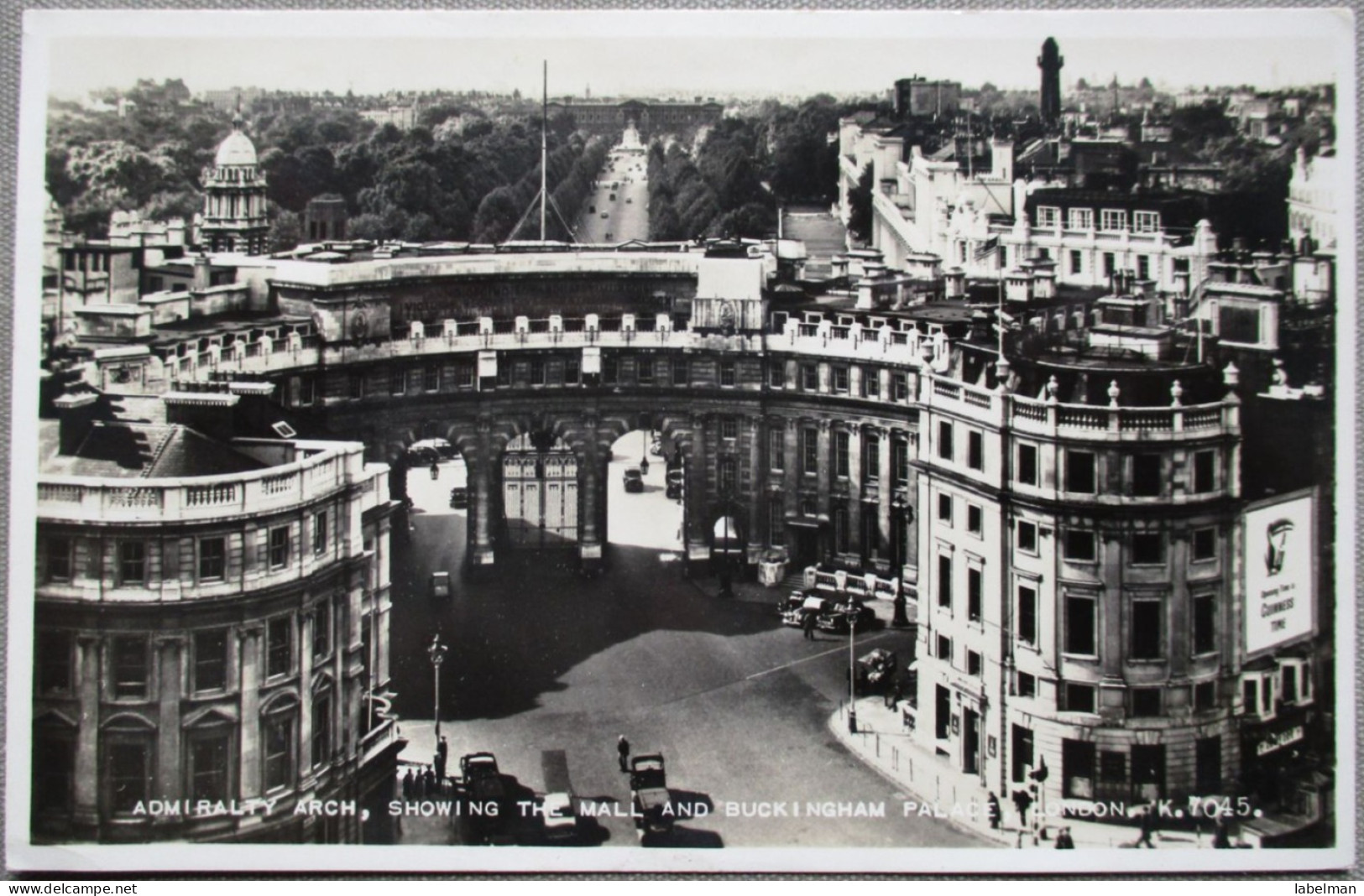 ENGLAND UK UNITED KINGDOM LONDON ADMIRALITY ARCH POSTCARD ANSICHTSKARTE CARTE POSTALE CARTOLINA PHOTO CARD KARTE - Houses Of Parliament