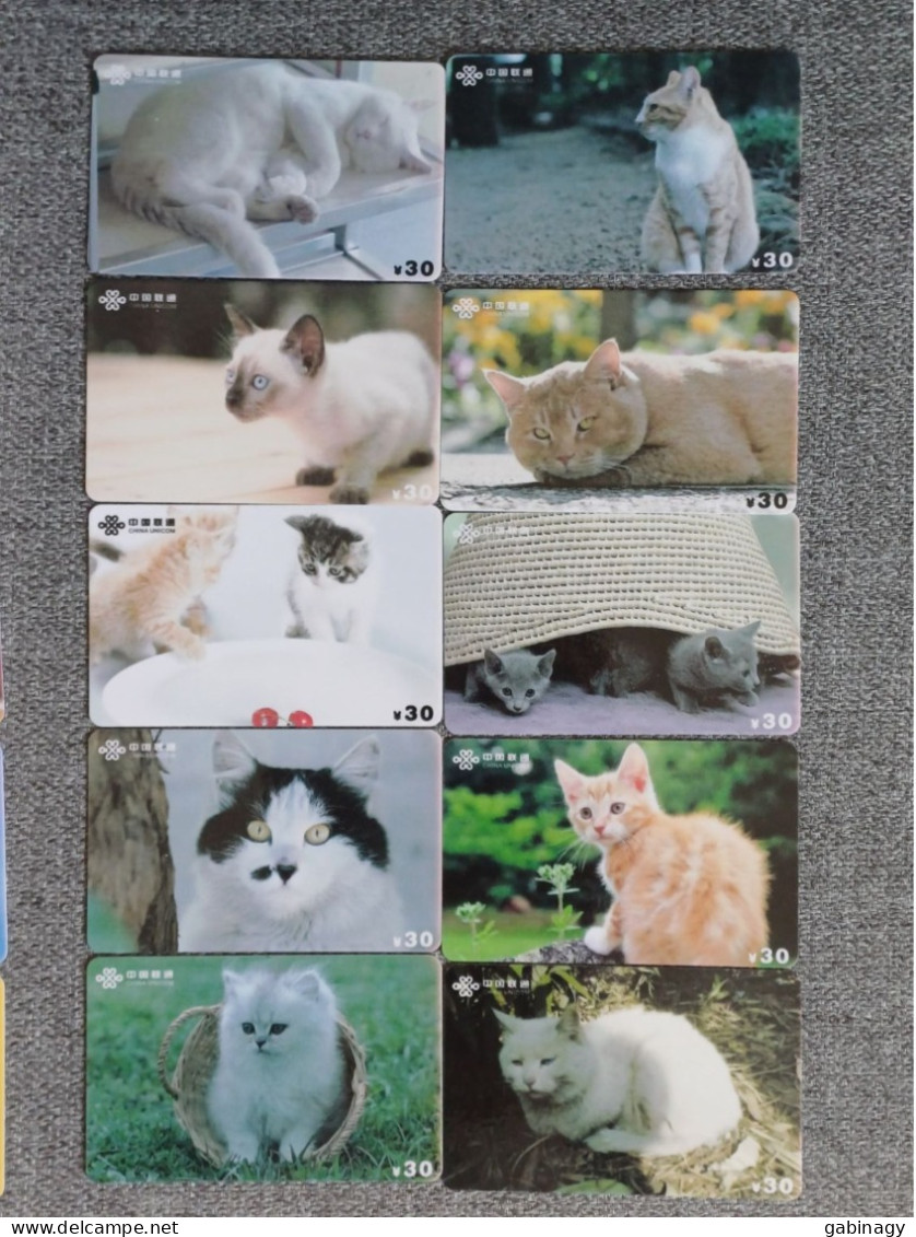 CHINA - CAT-09 - SET OF 10 CARDS - Chine