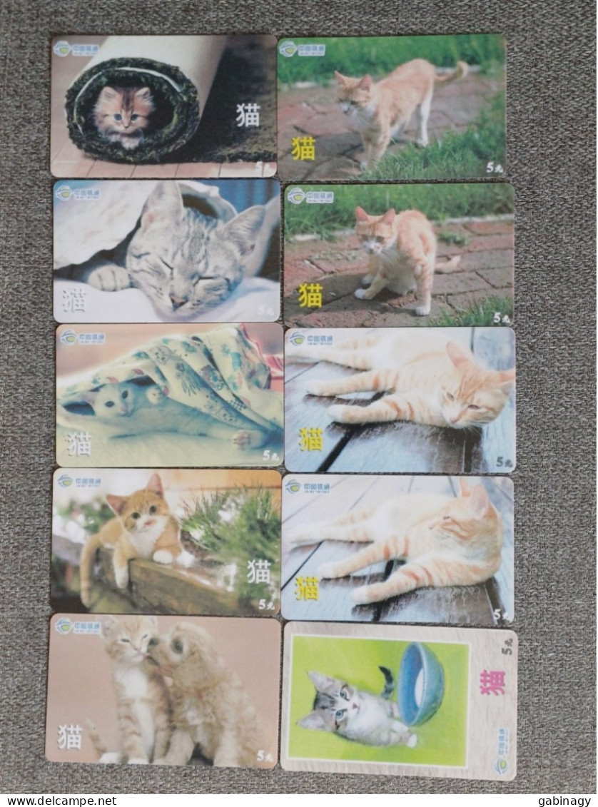 CHINA - CAT-21 - SET OF 10 CARDS - Cina